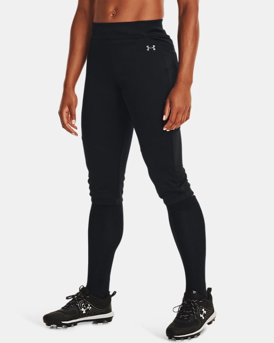 Women's UA Vanish Beltless Softball Pants, Black, pdpMainDesktop image number 0